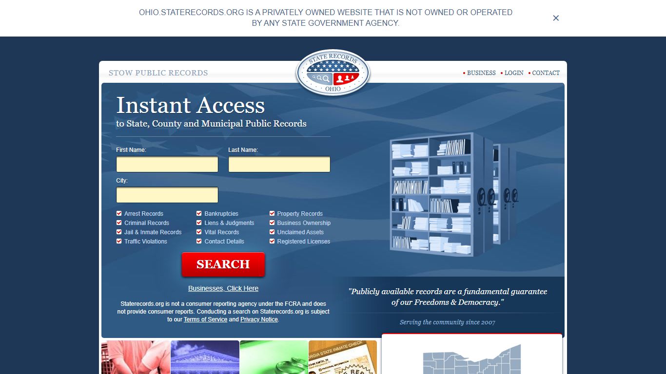 Stow Arrest and Public Records | Ohio.StateRecords.org